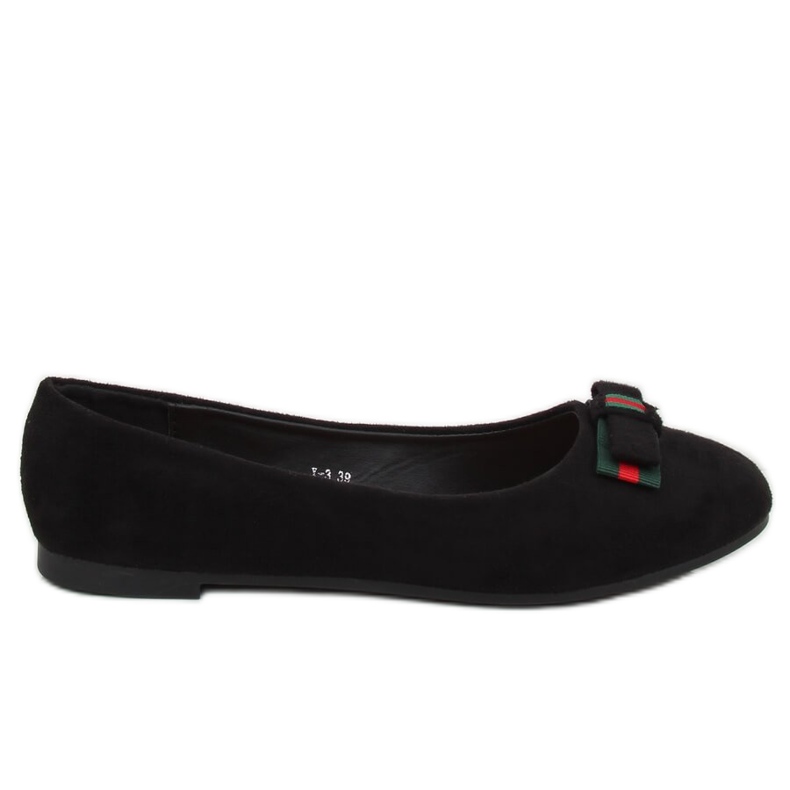 Black women's ballerinas X-3 Negro