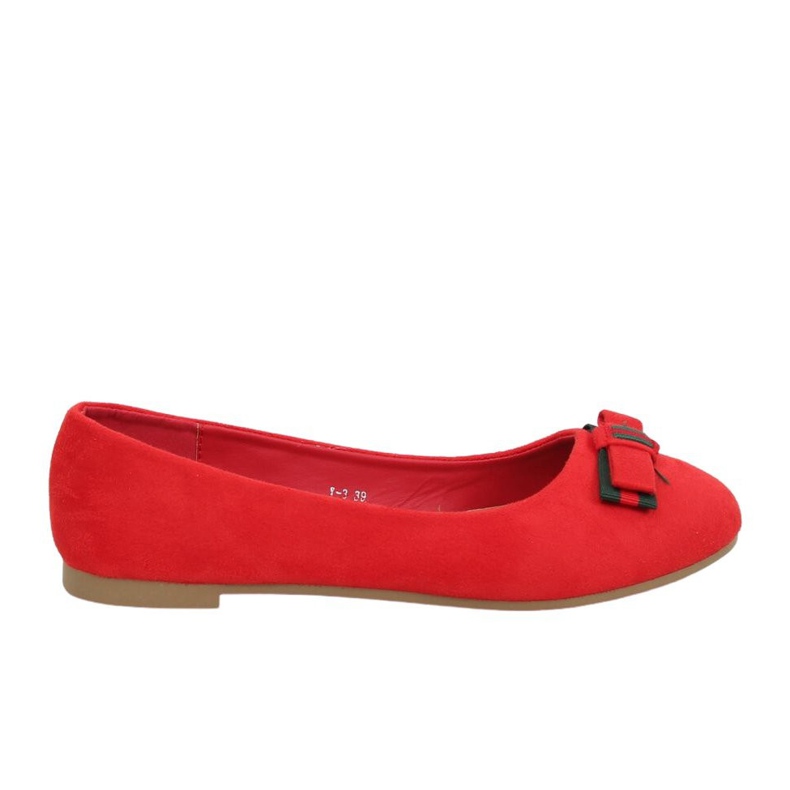 Red women's ballerinas X-3 Rojo