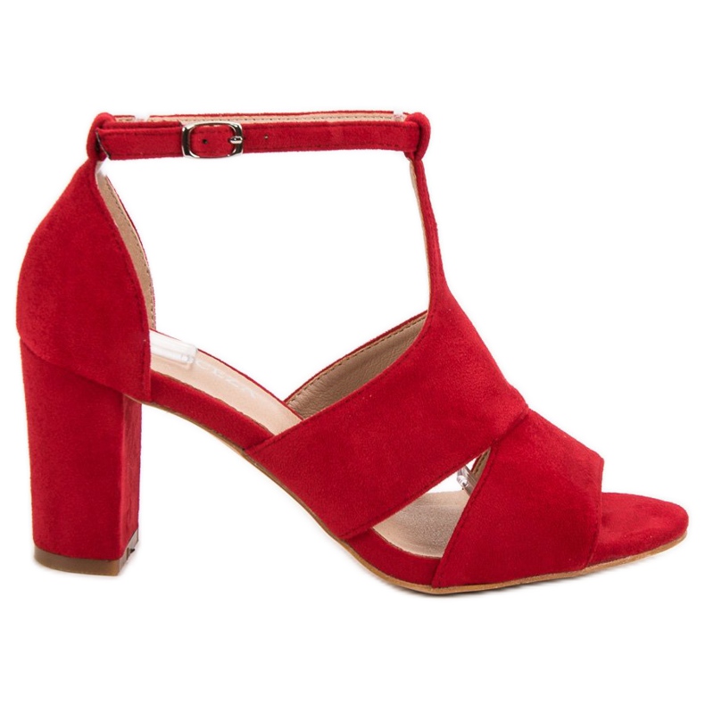 Vinceza Red Sandals