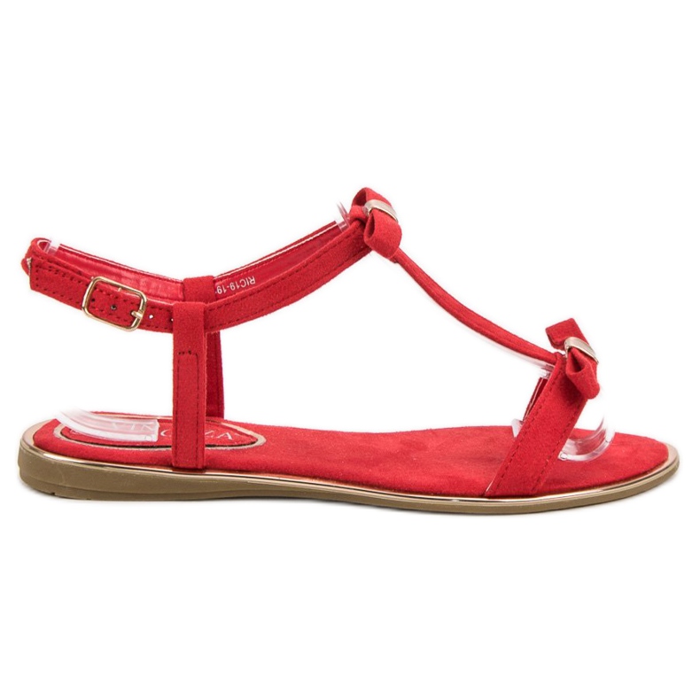 Sandals With A Bow VINCEZA red