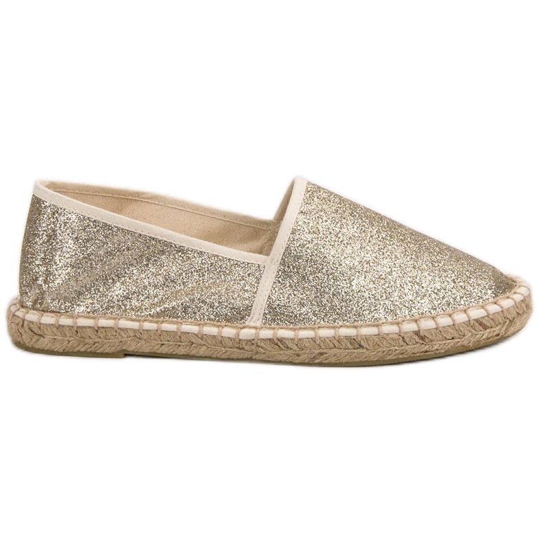 Cm Paris Glitter Golden Espadrilles
