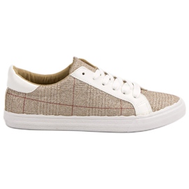 Lace-up Sneakers yellow