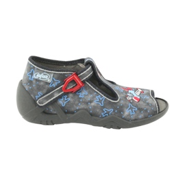 Befado children's shoes 217P099 grey multicolored Befado children's shoes 217P099 grey multicolored