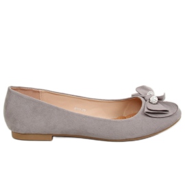 Gray ballerinas for women 6244 Gray grey