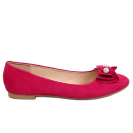 Women's fuchsia ballerinas 6244 Fuchsia pink