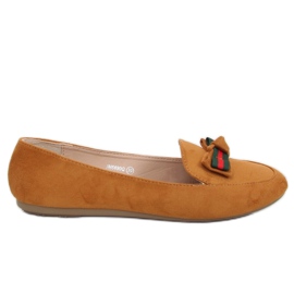 Women's loafers camel JM6690Q Camel brown