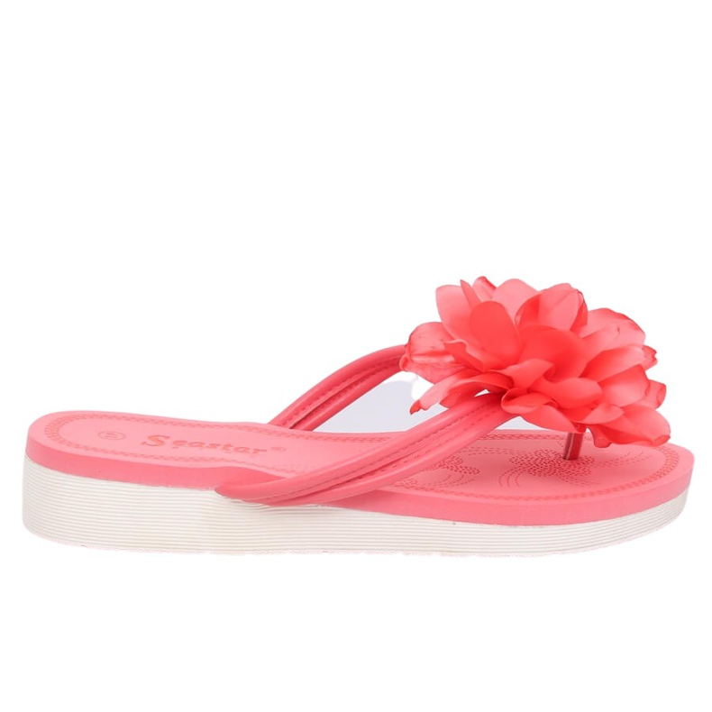 Flip-flops with flower pink CK103 Coral