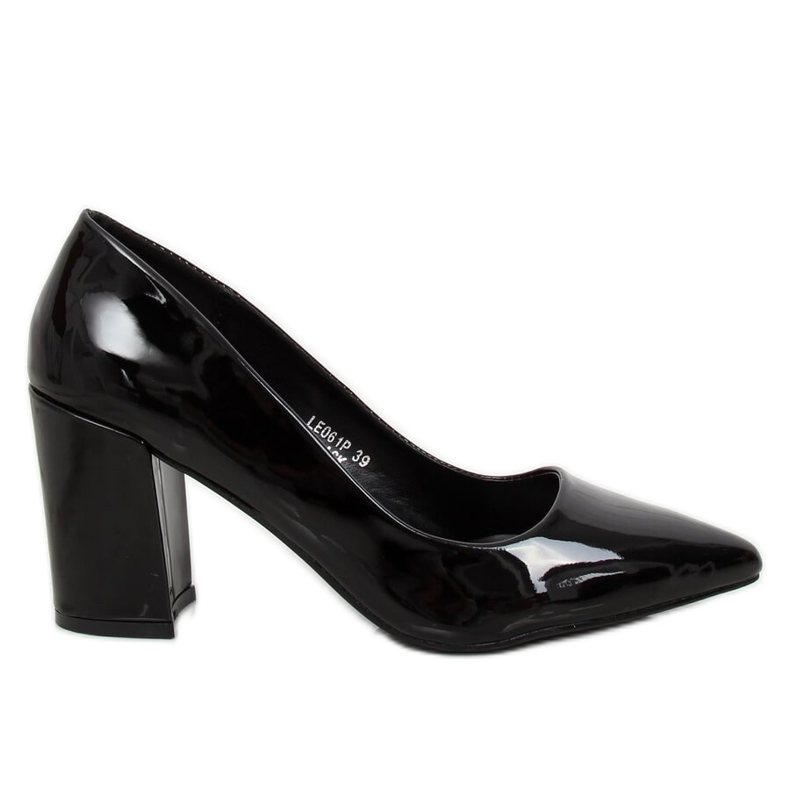 Pumps on the black post LE061P Black Pumps on the black post LE061P Black