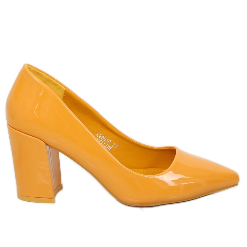 Pumps on the yellow post LE061P Yellow