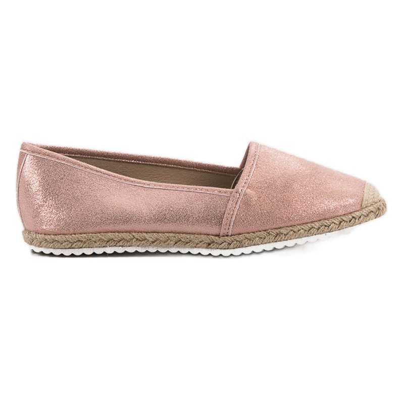 Lucky Shoes Pink Glitter Espadrilles Lucky Shoes Pink Glitter Espadrilles