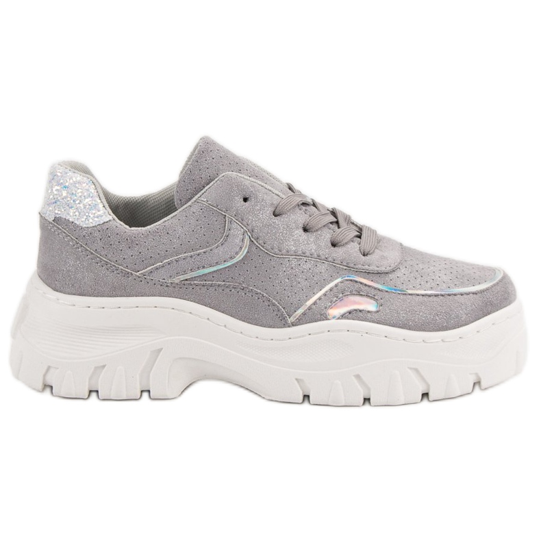 Fashionable Gray Sneakers grey