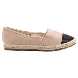 Super Me Suede Espadrilles brown