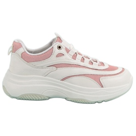 White and pink Sneakers