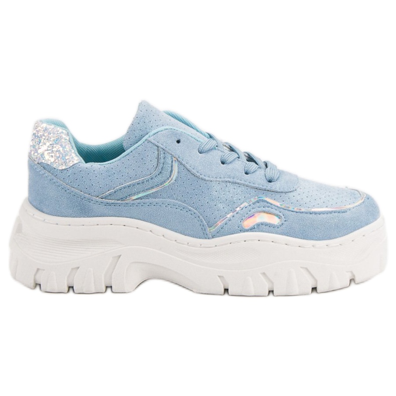 Fashionable Blue Sneakers