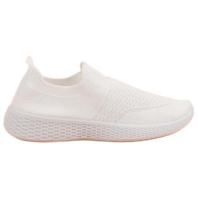 Weide Fashionable Textile Footwear white