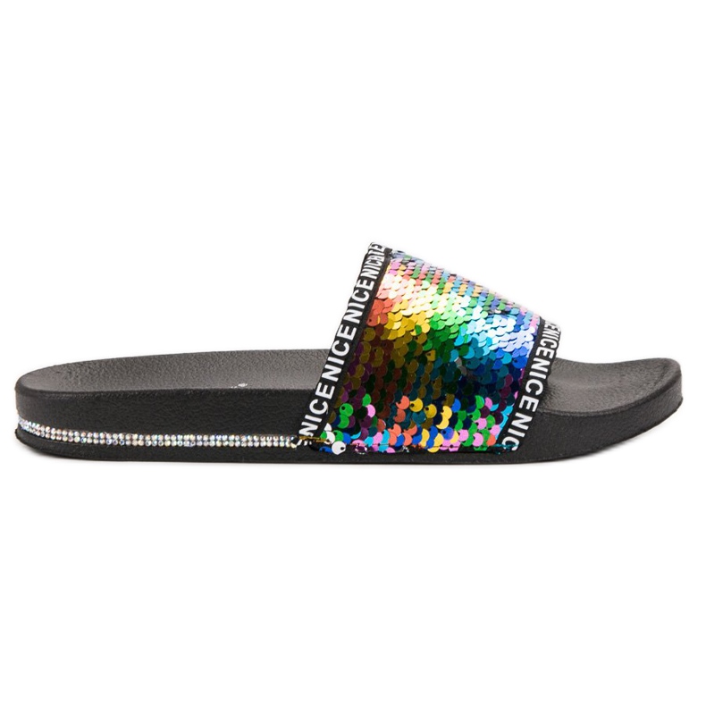 Seastar Sequin Slippers multicolored
