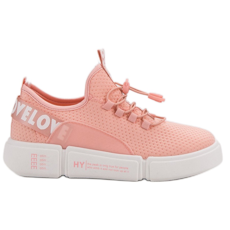 Sport Shoes With Cuff Love pink