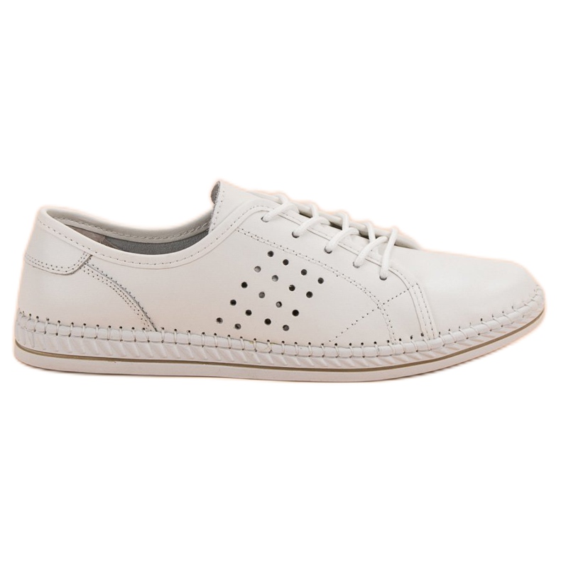 Kylie Lace-up leather brogues white Kylie Lace-up leather brogues white