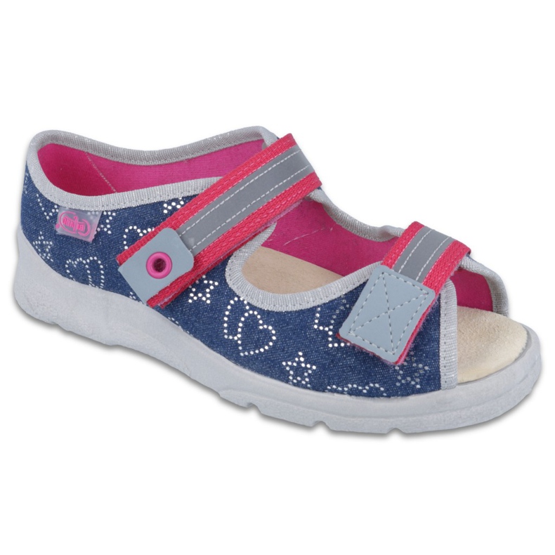 Befado children's shoes 869Y134 navy blue pink multicolored Befado children's shoes 869Y134 navy blue pink multicolored
