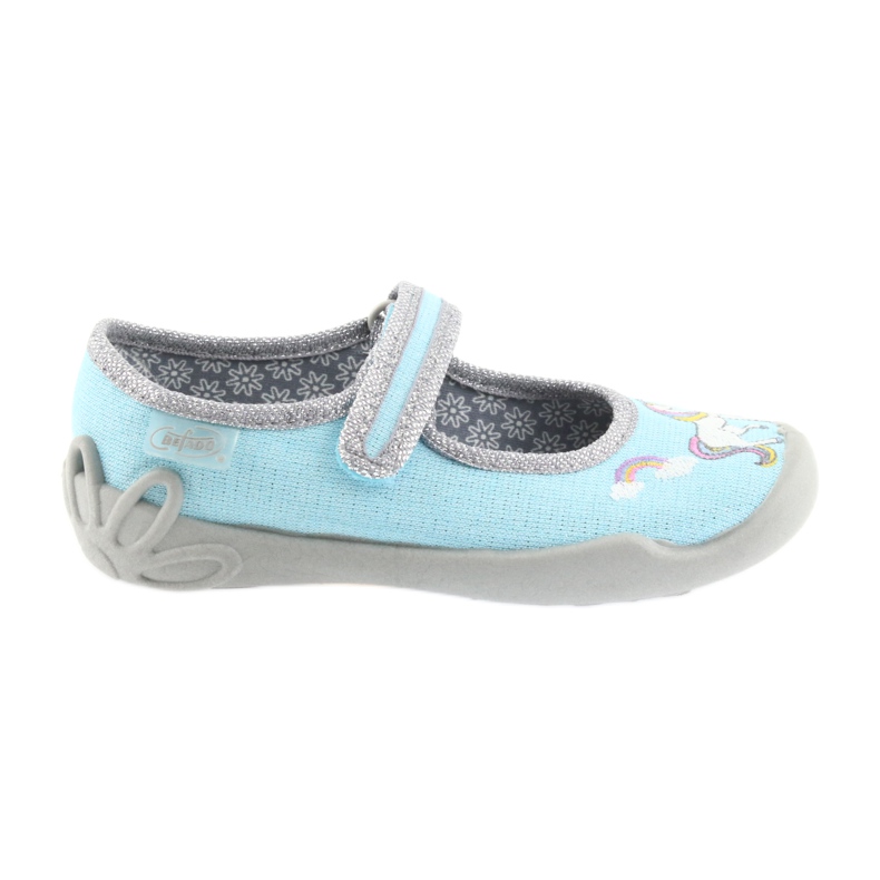 Befado children's shoes 114X331 konik blue grey