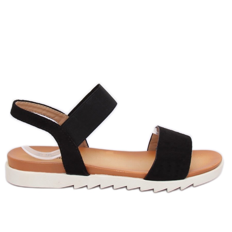 Black women's sandals 9001 Black