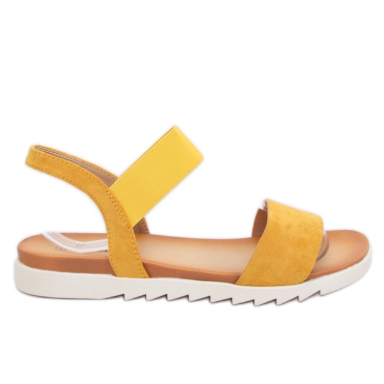 Yellow women's sandals 9001 Yellow