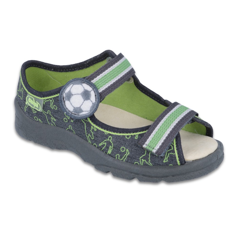 Befado children's shoes 869Y131 grey green
