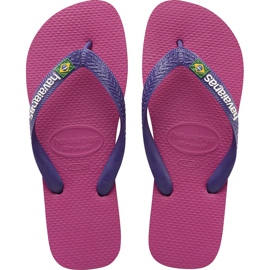 Havaianas Brasil Logo Raspberry Rose multicolored