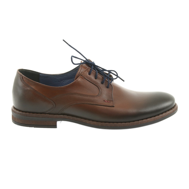 Brown men's shoes Nikopol 1712