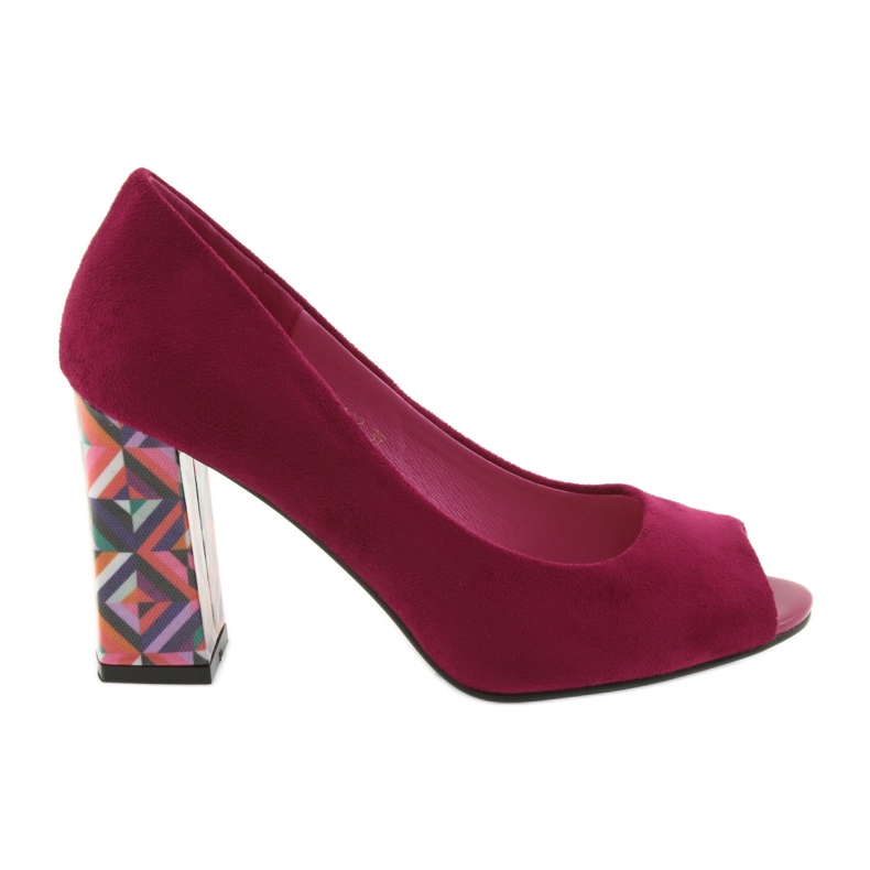Suede pumps Sergio Leone 133 fuchsia pink