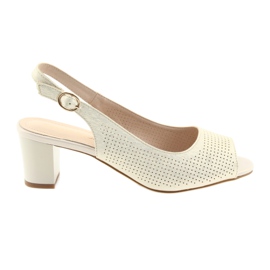 Sandals on the post of Sergio Leone 794 gold golden