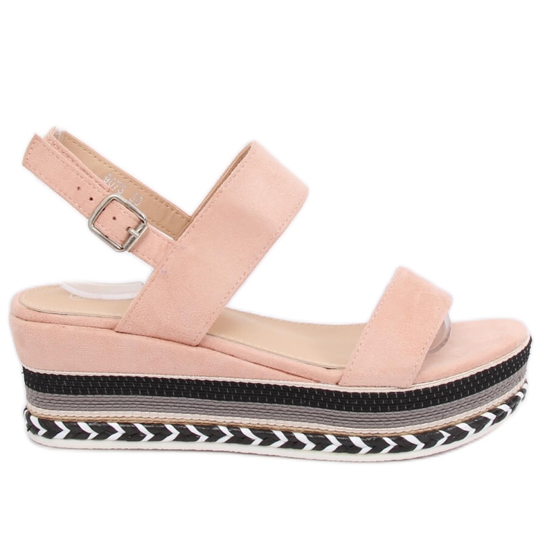 High-soled sandals pink 9073 Pink High-soled sandals pink 9073 Pink