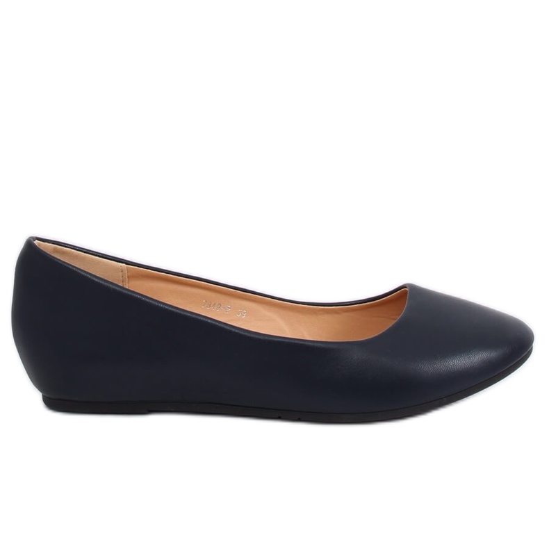 Ballerinas on wedges navy blue 7849-P DK. Blue Ballerinas on wedges navy blue 7849-P DK. Blue