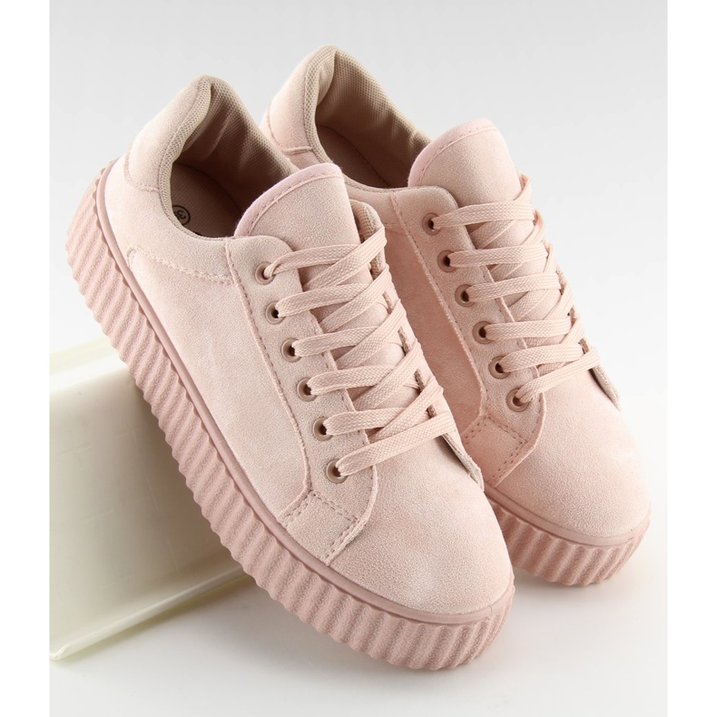 High-soled sneakers pink AX03 Pink II-GAT