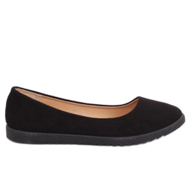 Black women's ballerinas 7845-P Black