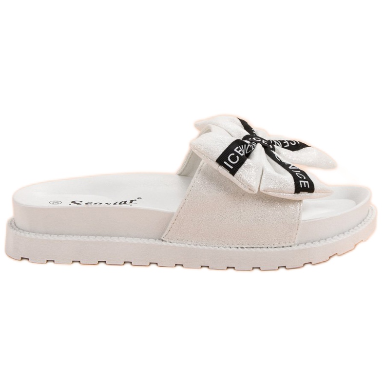 Seastar Suede Women's Slippers white