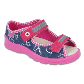 Befado children's shoes 869X133 blue pink navy blue