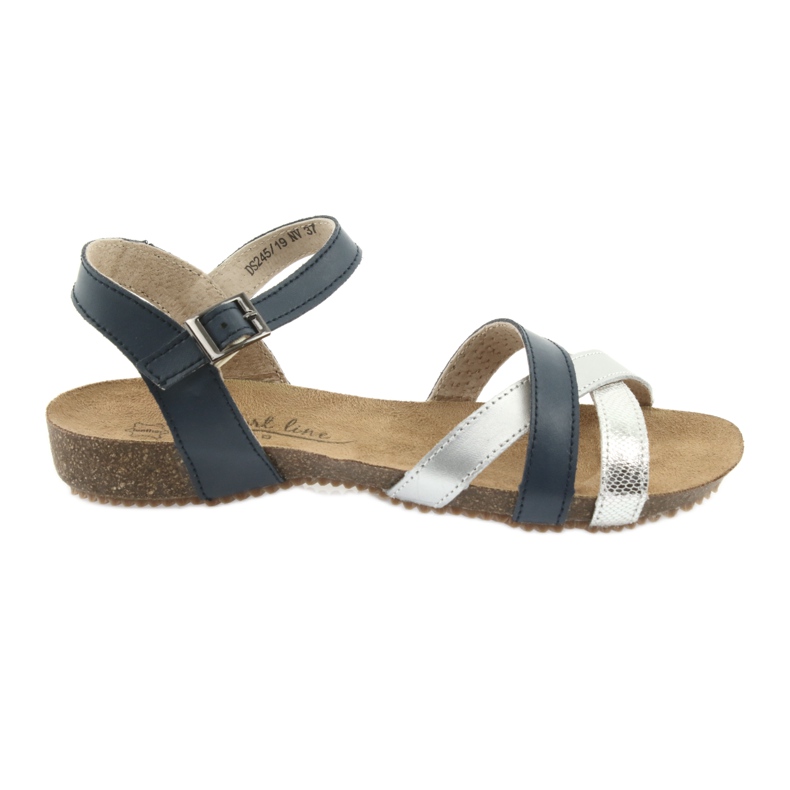 Sport sandals navy / silver Filippo 245 grey navy blue