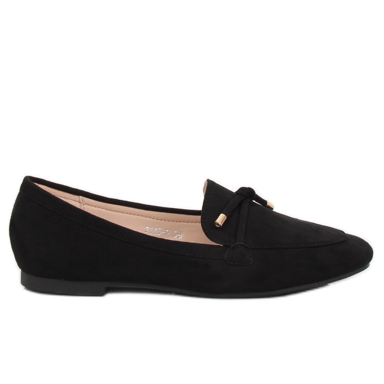 Black women's loafers 7115-P Black Black women's loafers 7115-P Black