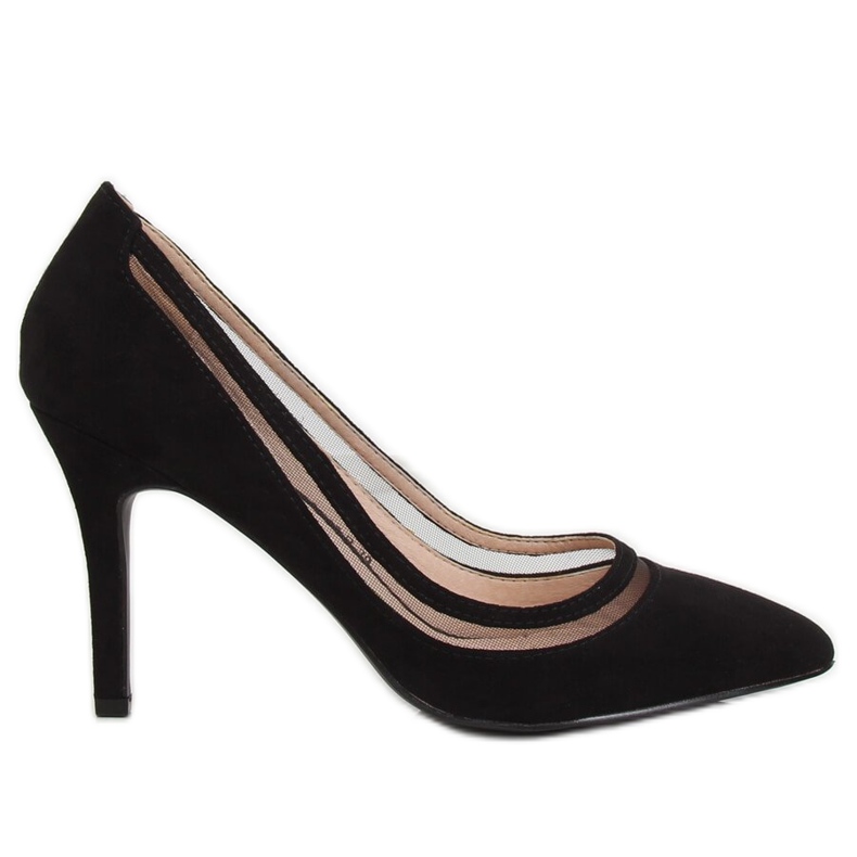 Pumps on a black heel 1282-P Black