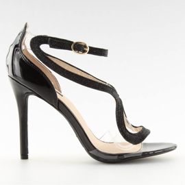 Black sandals 1443 Black II-GAT