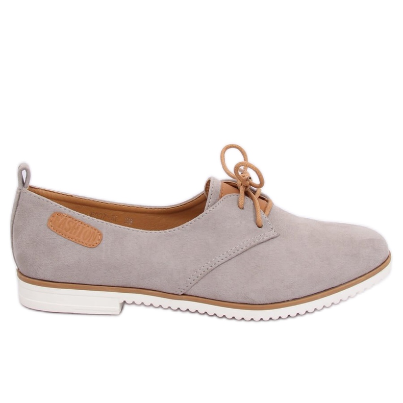 Gray Women's gray loafers 6907-BL Gray grey