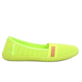 Yellow women's ballerinas XJ-2959 Yellow