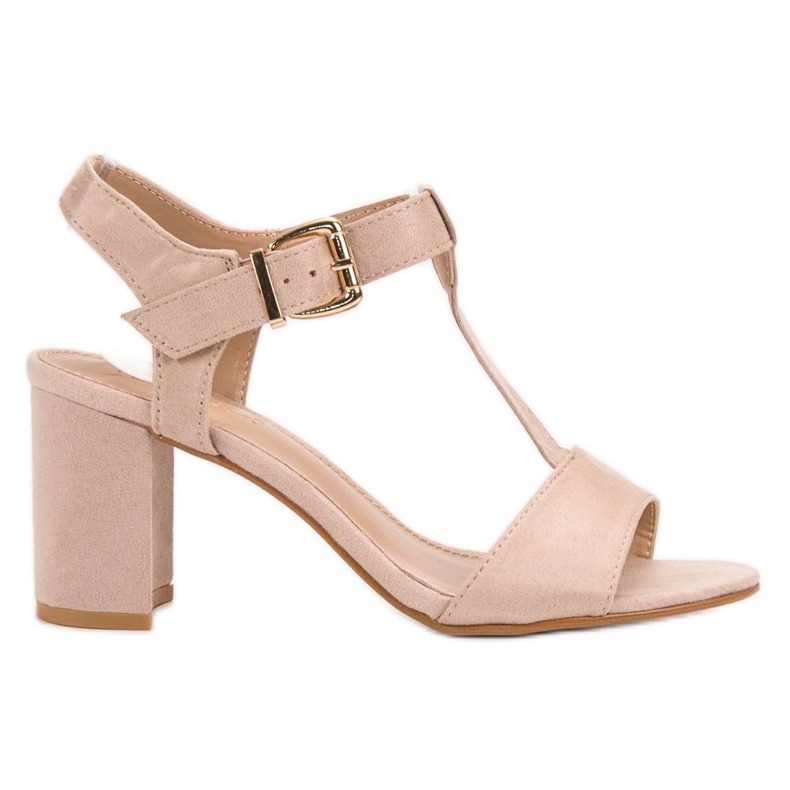 Anesia Paris Beige Sandals On A Bar