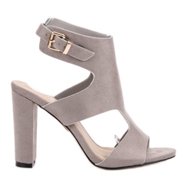 Seastar Elegant Suede Sandals grey