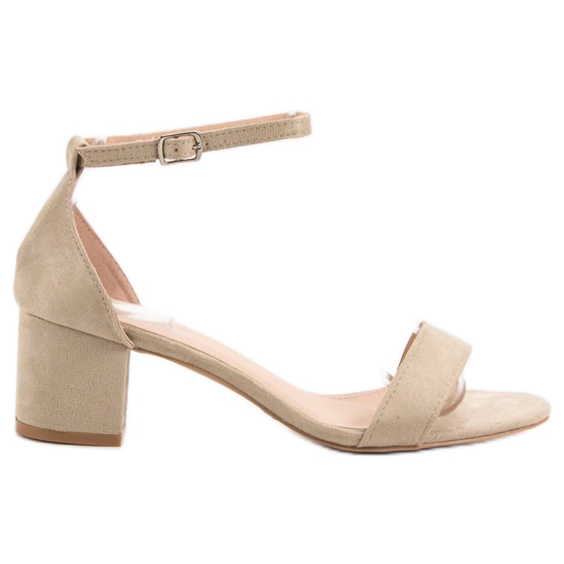 Renda Classic high-heeled sandals beige