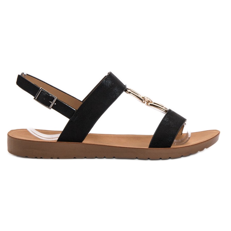 Vinceza flat sandals black