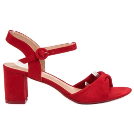 Elegant Red Sandals
