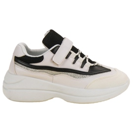 Fashionable WHITE AND BLACK Sneakers Fashionable WHITE AND BLACK Sneakers