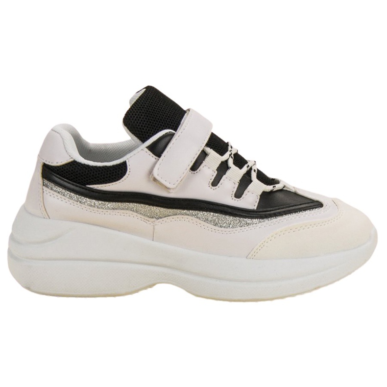 Fashionable WHITE AND BLACK Sneakers